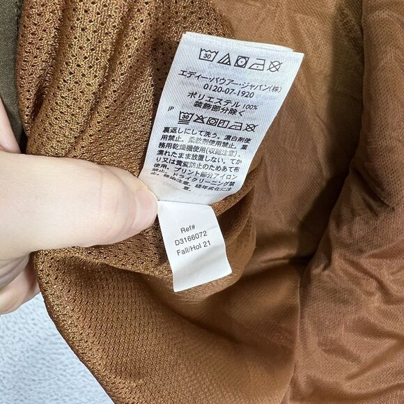 Eddie‎ Bauer Sweater Mens Small Brown Full Zip Deep Pile Fleece - Picture 10 of 12